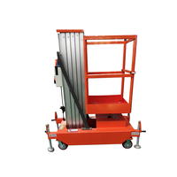 4m 6m 8m 10m 12m Échelle de levage personnel Simple un mât Ascenseur électrique en alliage d'aluminium pour homme