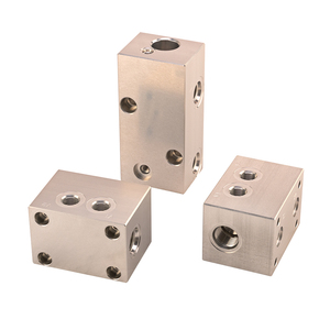 Colector hidráulico de aluminio ligero con certificado RoHS <span class=keywords><strong>Max</strong></span> 210 Bar G 1/4G 3/8 Bloque de válvula hidráulica para equipos hidráulicos - Product Image 5
