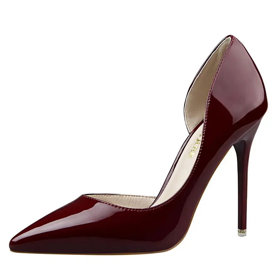 Elegante, modische und hochwertige Court Pumps spitzen-Schuhe rote hohe Absätze Schuhe für Damen dünne Absätze