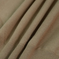 Marque privée Fabricant de vêtements Pull à col roulé à manches longues et ourlet côtelé personnalisé Pull en tricot torsadé Robe élégante pour femmes