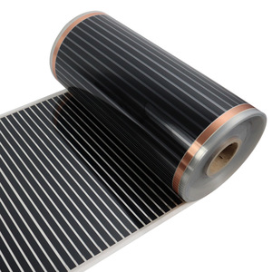 50CM 80CM 100CM 220 W/m² AC220V Film chauffant au carbone graphène <span class=keywords><strong>chauffage</strong></span> au sol électrique - Product Image 5