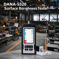 DANA-S520 Testeur de rugosité de surface portable, plage de mesure ±80um, batterie au lithium intégrée pour le test des surfaces métalliques