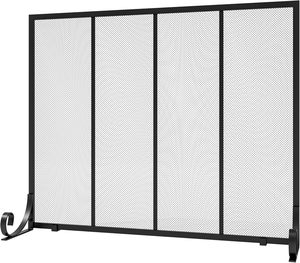 Garde-étincelle à panneau plat en métal forgé couverture de porte maille Fire Place clôture de sécurité Safe Spark Guard protecteur écran de <span class=keywords><strong>cheminée</strong></span> - Product Image 1