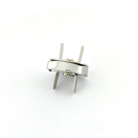 Kancing Magnet Tas Pengaman, Gesper Magnet Dompet, Penutup Logam, Rivet Kulit, Aksesoris Tas Mini
