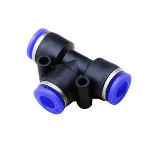 Raccord croisé à 4 voies pour tuyau d'air, surface lisse, connexion rapide à enfoncer, raccord de tuyau en plastique basse pression pour usage industriel - Product Image 1