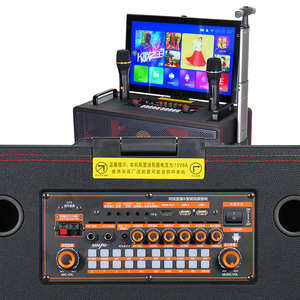 Loa siêu trầm không dây chất lượng cao Loa kéo chuyên nghiệp dành cho karaoke với màn hình cảm ứng Loa Bluetooth WIFI - Product Image 5