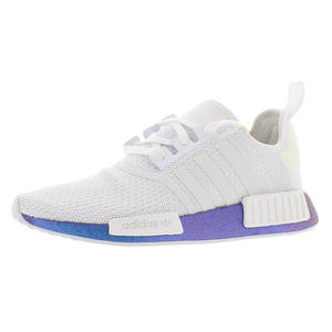 Chaussures Adidas Nmd_R1 pour homme, taille 10.5, couleur : blanc/violet - Product Image 1