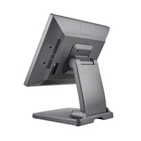Nuevo Diseño de Terminal Punto de Venta con Pantalla Táctil de 15 Pulgadas y Marco en Ángulo Recto, Sistema POS con Logotipo Personalizado al por Mayor, PC Todo en Uno, Caja Registradora