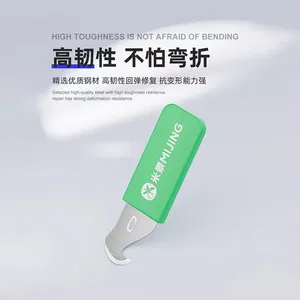 Mijing เครื่องเปิดใบมีดอเนกประสงค์ทำจากโลหะใช้สำหรับ <span class=keywords><strong>S3</strong></span>โทรศัพท์มือถือเครื่องตัดติ่งหน้าจอแอลซีดีเครื่องมือซ่อม <span class=keywords><strong>iPhone</strong></span> - Product Image 3