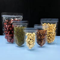 Vochtbestendige, zelfdichtende, transparante plastic verpakkingen met opdruk voor kauwgom, dierenvoer en gedroogd fruit.