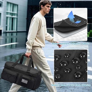 Borsa da Palestra Personalizzata Leggera e Portatile con Scomparto per Scarpe, Borsone Sportivo Resistente all'Acqua per Campeggio, Fitness, <span class=keywords><strong>Viaggi</strong></span> e Brevi Tour - Product Image 5