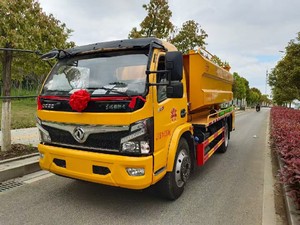 Camion d'aspiration des eaux usées Dongfeng 1300L, pompe à boue à action rapide de 13 m³ avec système de chargement grande capacité - Product Image 3