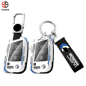 ABS Racing Car Key Case Cover Bag per Volkswagen VW Polo Golf 7 MK7 Tiguan per Skoda Octavia <span class=keywords><strong>Karoq</strong></span> Kodiaq portachiavi <span class=keywords><strong>accessori</strong></span> - Product Image 1