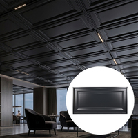 Plaques de plafond suspendu en PVC noir