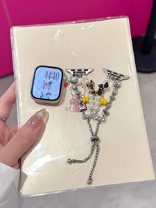 Convient aux bracelets de montre de la série 10 9 8 <span class=keywords><strong>7</strong></span> 6 5 4 3 2, bracelet de perles de teckel mignon et amusant, <span class=keywords><strong>cadran</strong></span> Ultra 2/1mm - Product Image 5