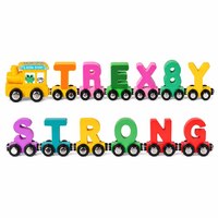 LZ Dino Lion 26 Lettres Anglaises Train en Peluche Puzzle - Jouet à Mâcher Classique pour Animaux de Compagnie du Guangdong pour le Jeu et l'Entraînement