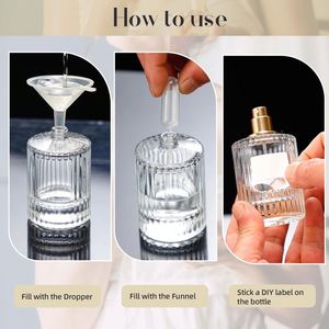 Custom Vintage Style <b>30ml</b> 50ml Rounded Luxury Empty Glass <b>Perfume</b> <b>Bottle</b> with Screen Printing - Product Image 3