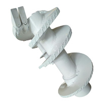 Foret de forage CFA haute précision FAE FAE 35CrMo/Q345B - Foret de pilotage pour roche moyennement dure (15-16Mpa) avec dents en carbure