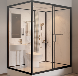 Premium Modern Industrial <strong>Design</strong> <strong>Bathroom</strong> Glass Shower Room Enclosure - Product Image 3