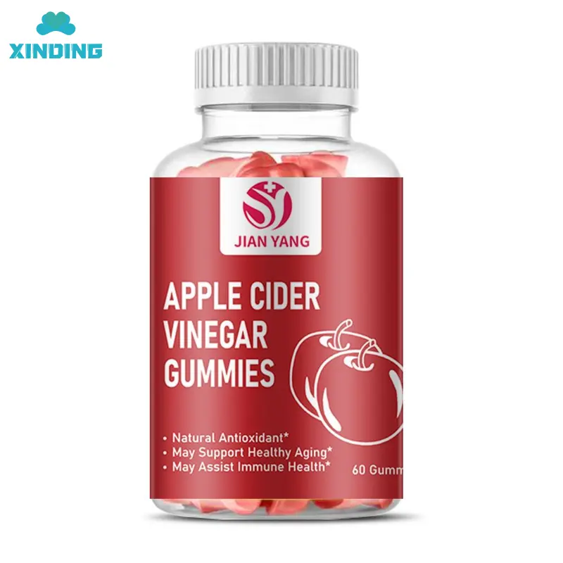 OEM Apple Cider Vinegar Gummy Sport Supplement Health & Support Calcium Magnesium Vitamin D3 Calcium for Adult