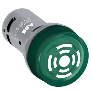 ABB Compact Buzzer Pulsating Sound with Pulsating Light Button Indicator Light CB1-601G CB1-600G