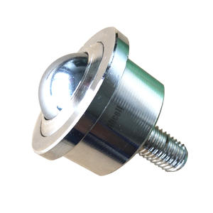 Acier inoxydable 304 <span class=keywords><strong>plaque</strong></span> supérieure roue omniboule antirouille étanche pivotant MW45 roulette à billes <span class=keywords><strong>de</strong></span> transfert rouleau à billes - Product Image 1