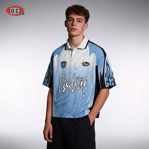 Camisetas Deportivas Vintage de Fabricantes de Camisetas, 100% Algodón, Camiseta con Estampado Personalizado, Corte Holgado, Camisetas Polo Lavadas de <span class=keywords><strong>Manga</strong></span> <span class=keywords><strong>Corta</strong></span> para <span class=keywords><strong>Hombre</strong></span> - Product Image 3