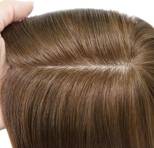 Topper en Soie Sur Mesure de Haute Qualité pour Femmes, Cheveux Humains Vierge Remy, Solution pour la Perte de Cheveux et l'Amincissement <span class=keywords><strong>Capillaire</strong></span> - Product Image 6
