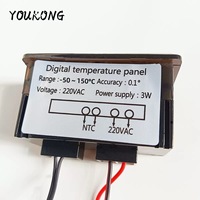 TPM-910 Intégré Numérique Affichage de La Température LCD Indicateur De Température
