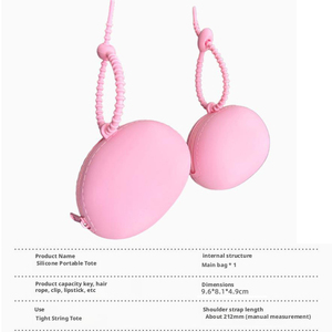 Dễ Thương Lưu Trữ Di Động <span class=keywords><strong>Mini</strong></span> Silicone Trang Điểm Không Thấm Nước Túi Túi Cho Du Lịch - Product Image 6