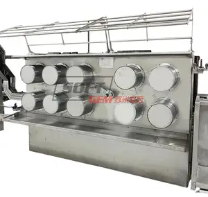New Condition Recycled PET Staple Fiber Roll Making Machine Innovative Recycled PET Fiber Creation Equipment