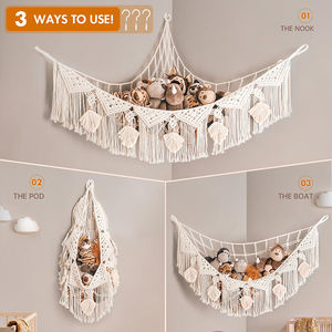 <span class=keywords><strong>Tapisserie</strong></span> murale moderne en macramé de Bohème pour décoration intérieure dans le salon ou la salle de bain pour pot de fleurs - Product Image 4