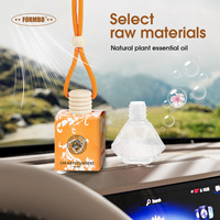 Diffuseur de parfum liquide suspendu pour voiture, 4 parfums, design moderne, parfum naturel, portable et léger, vente en gros