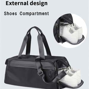 Hot Sale Durable Sports Bag With Large Volume <b>for</b> Gym Exercise <b>Waterproof</b> Fabric Gym Bag With <b>Shoes</b> Compartment - Product Image 5