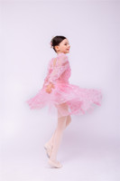 Vente en gros Nouveau Giselle Ballet Tutu Robe Petite Fille Rose Tulle Jupe Adultes Enfants Fait Spandex Nylon Scène Performance Danse