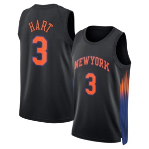 Camiseta de Nueva <span class=keywords><strong>York</strong></span> 11 # Jalen Brunson 3 # Josh Hart 32 # Camisetas de Baloncesto Americanas Bordadas Personalizadas con Logotipo - Product Image 5