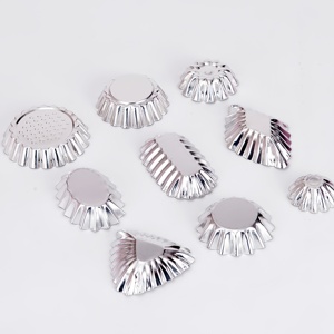 <span class=keywords><strong>Moule</strong></span> à <span class=keywords><strong>brioche</strong></span> cannelé en acier étamé, rond, pour pâtisserie française, avec larges nervures, durable, en acier étamé, ensemble d'outils de cuisson - Product Image 1