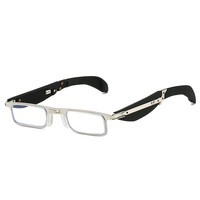 Lunettes de lecture pliantes unisexes tendance, correction de la vue, portables, durables, bloquant la lumière bleue, pour presbytie, avec étui à fermeture éclair