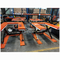 Table élévatrice hydraulique à ciseaux électriques de type U fixe pour entrepôt, plusieurs couleurs disponibles