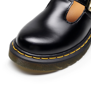 Nouvelles Chaussures <span class=keywords><strong>Mary</strong></span> Jane à bride en T pour femmes 2026, en cuir véritable, style britannique, décontractées et tendance, type <span class=keywords><strong>Martin</strong></span> - Product Image 2