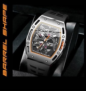 1Customized Luxury Stainless Steel Miyota <b>Automatic</b> Mechanical Water Resistant <b>Chronograph</b> Men's Watch Pointer Dial 20mm Band - Product Image 1