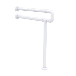 Zs Toilet <b>Grab</b> <b>Bar</b> 60x70cm Yellow Anti-Slip Plastic Stainless Steel For Elderly Bathroom Safety - Product Image 2