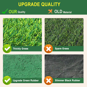 Herbe artificielle longue durée <span class=keywords><strong>pour</strong></span> tapis de paysage Tapis de football Herbe artificielle Verdure <span class=keywords><strong>synthétique</strong></span> Gazon artificiel <span class=keywords><strong>extérieur</strong></span> <span class=keywords><strong>Pelouse</strong></span> - Product Image 5