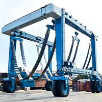 Model Terlaris 40 Ton Marine Travel Lift Kustom untuk Klub Kapal Pesiar dan Bengkel Perbaikan Kapal
