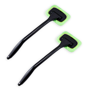 <b>Car</b> Windshield Cleaning Brush With Microfiber Pad For Interior Defogging And Dusting - Product Image 5