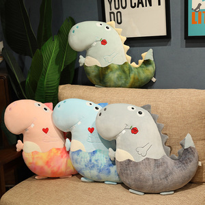 Campione gratuito all'ingrosso squishy dinosaur peluche morbido peluche dinosauro giocattolo farcito drago per bambini regalo per adulti - Product Image 2