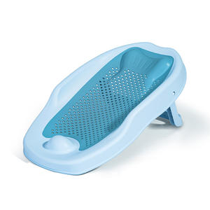 Red de Baño para Bebé, Marco Grande y Recto, Material PPTPE, 0-12 Meses, Soporte de Baño Multifuncional, Azul, Gris, Rosa - Product Image 1