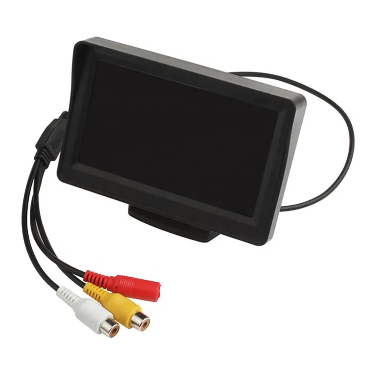 Car Reversing Kit TFT LCD Screen Car Reverse Mirror Monitor Portable 4.3 Inch Car Monitor