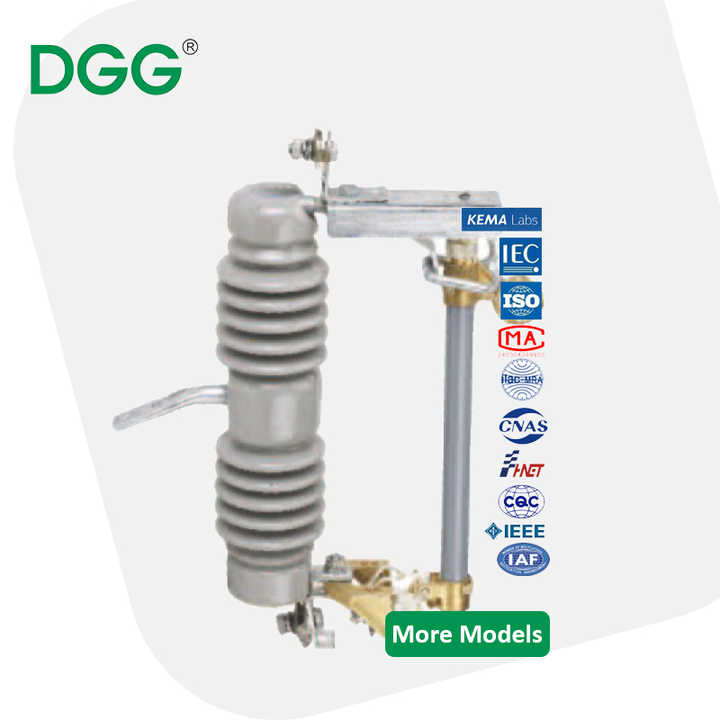 DGG Outdoor Drop Fuse 12kV High Voltage Porcelain Type for Distribution ...