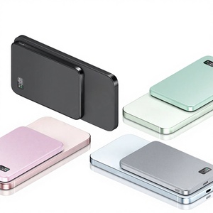 ที่ชาร์จโทรศัพท์แบบแม่เหล็ก Magsafered Ultra Thin Aluminium Mag Powerbank ชาร์จเร็วปลอดภัย PD 20W แบตสำรองไร้สายแม่เหล็ก 5000mAh - Product Image 1